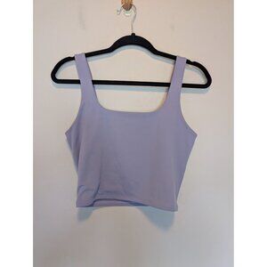 Colorfulkoala Lavender Cropped Tank Top Medium Athleisure